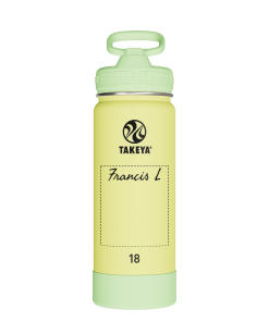 Actives Kids Glow In The Dark Water Bottle With Straw Lid - customized