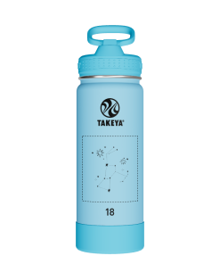 Actives Kids Glow In The Dark Water Bottle With Straw Lid - customized