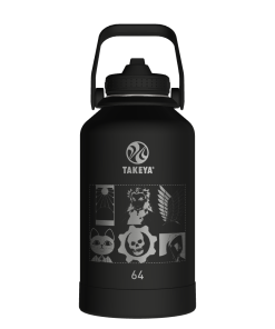 Actives Water Bottle With Straw Lid - customized