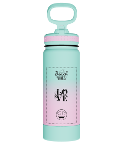 Actives Water Bottle With Straw Lid - customized