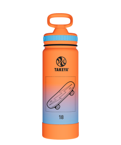 Actives Water Bottle With Straw Lid - customized