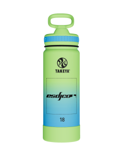 Actives Water Bottle With Straw Lid - customized