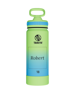 Actives Water Bottle With Straw Lid - customized