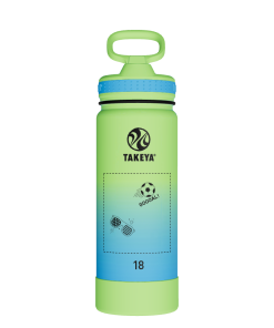Actives Water Bottle With Straw Lid - customized