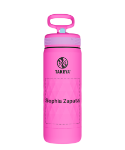 Kids Sport Water Bottle With Straw Lid - customized