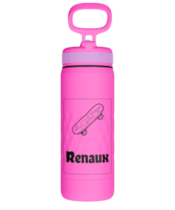 Kids Sport Water Bottle With Straw Lid - customized