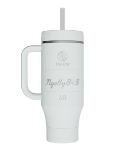 Straw Tumbler With Handle - customized