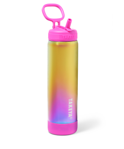 Aurora Water Bottle With Straw Lid