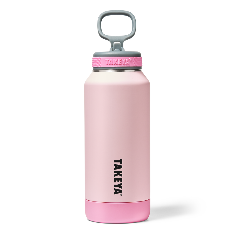 Sport Soft Touch Water Bottle With Straw Lid